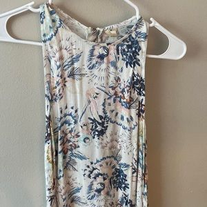 Roxy, super soft floral, pastel dress zip up back